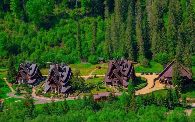 Комплексы для отдыха с коттеджами/бунгало Tsarynka Eco Complex Славское-5