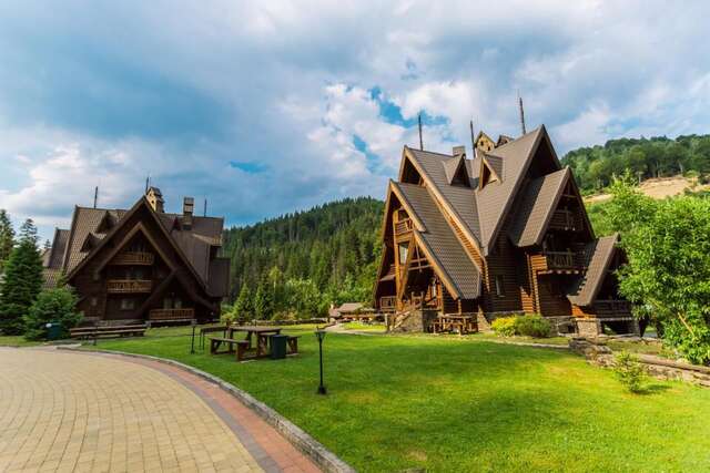Комплексы для отдыха с коттеджами/бунгало Tsarynka Eco Complex Славское-41